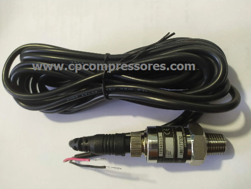 TRANSMISSOR DE PRESSÃO 0-16 BAR 4/20MA ROSCA 1/4 BSP CABO COM CONECTOR  REF:CP156614