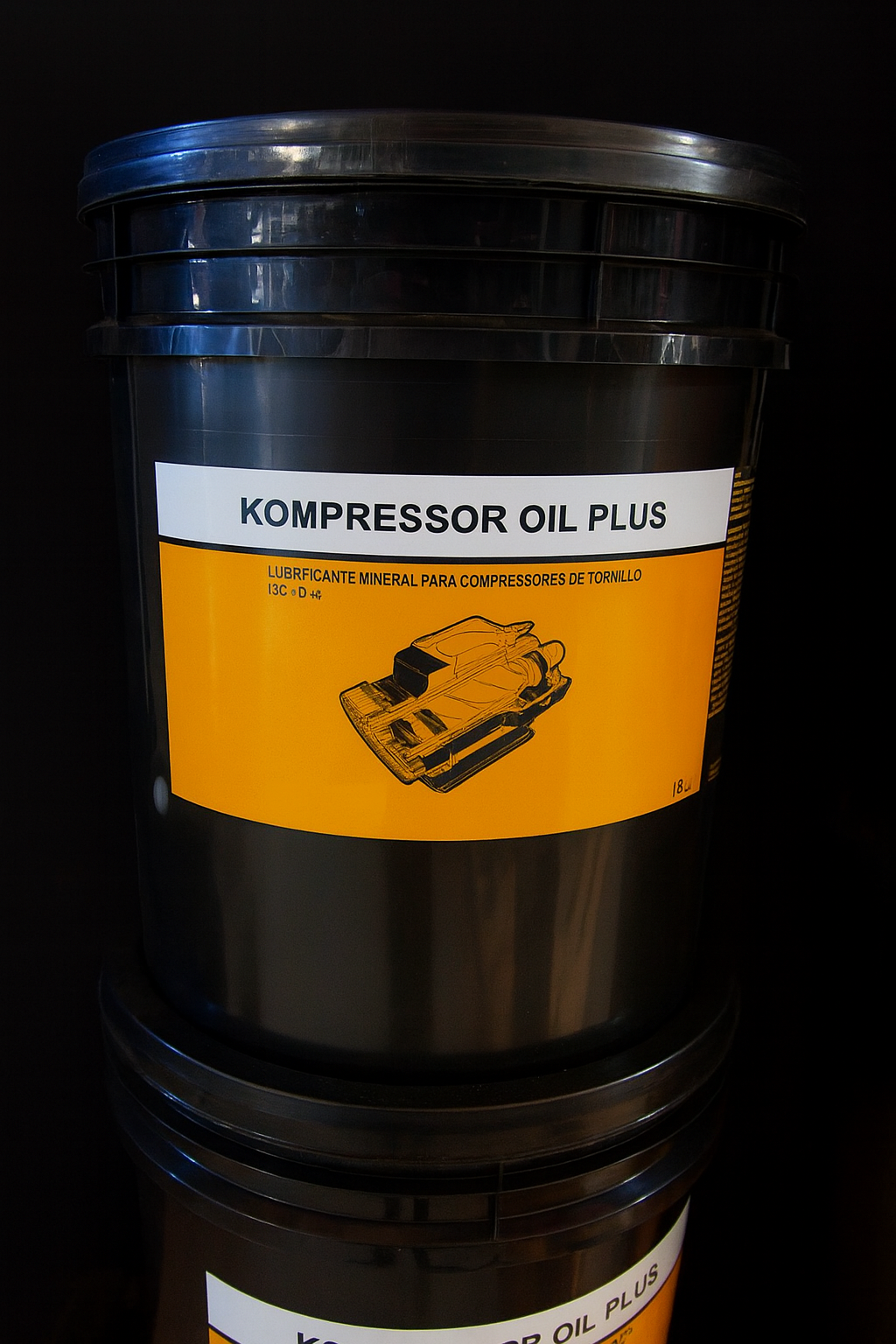 Óleo mineral ISO 46 para compressor de parafuso Kompressor Oil Plus Klüber 19 L